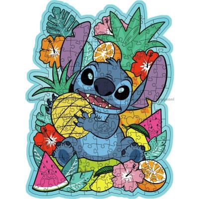 Billede af Disney: Stitch - Formet motiv - Træpuslespil, 150 brikker