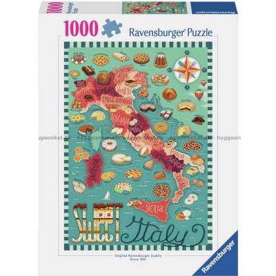 Kort over Italien, 1000 brikker