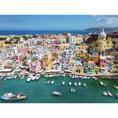 Billede af Italien: Farverige Procida, 1500 brikker