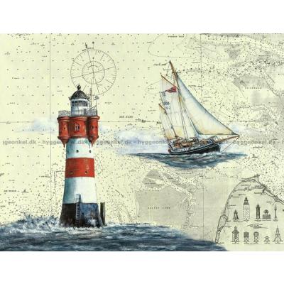 Billede af Fyrtårnet ved havet, 2000 brikker