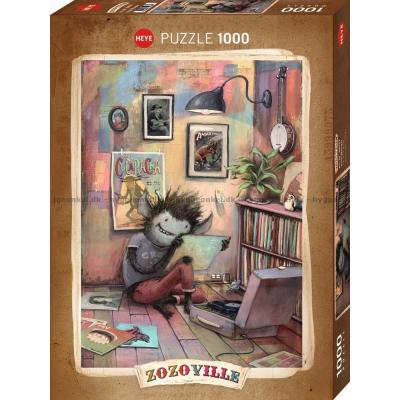 Zozoville: Vinyl monster, 1000 brikker