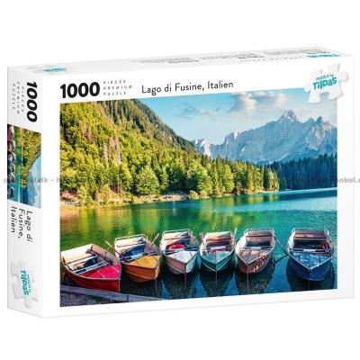 Italien: Fusine søerne, 1000 brikker