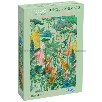 Naturen kalder: Junglens dyr, 1000 brikker