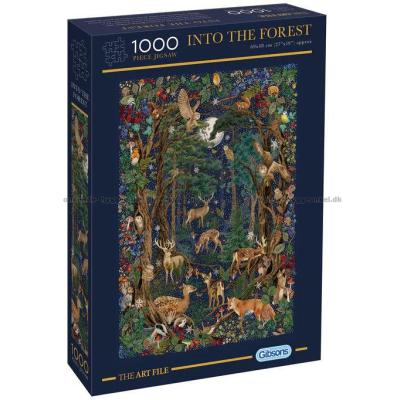 Naturen kalder: Skovens dyr, 1000 brikker
