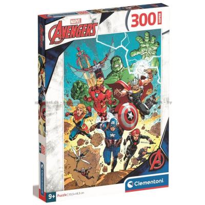 Marvel: Avengers - Klar til kamp, 300 brikker