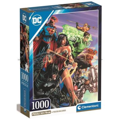 DC: Justice League - I aktion, 1000 brikker