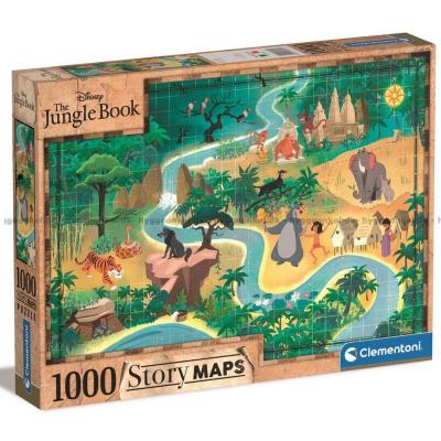 Disney: Junglebogen - Kort, 1000 brikker