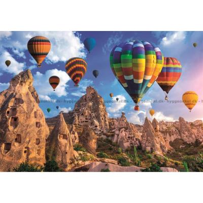 Billede af Kappadokien: Farverige luftballoner, 1000 brikker
