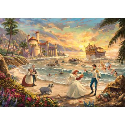 Billede af Disney: Kinkade - Den lille havfrue, 1000 brikker