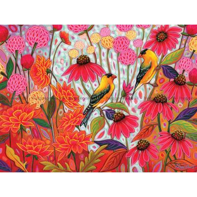 Billede af Fugle og blomster, 275 brikker