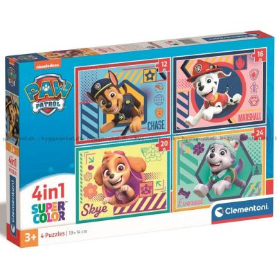 Paw Patrol, 4 i 1, 12 brikker