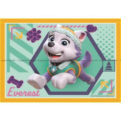 Billede af Paw Patrol, 4 i 1, 12 brikker