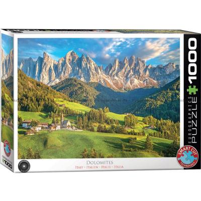 Dolomitterne, Alto Adige - Italien, 1000 brikker