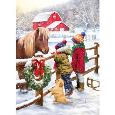 Billede af Treadwell: Pony ved juletide, 1000 brikker