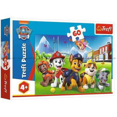 Paw Patrol: På pletten, 60 brikker