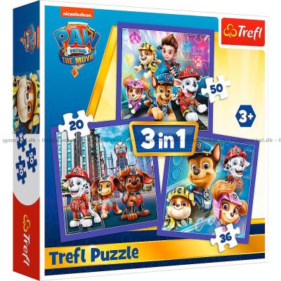 Paw Patrol, 3 i 1, 20 brikker