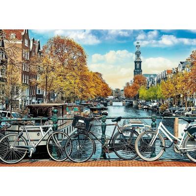 Billede af Holland: Efterår i Amsterdam, 1000 brikker