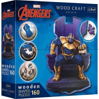 Marvel: Thanos - Formet motiv, 160 brikker