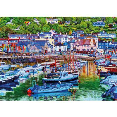 Billede af Turner: Havnen i Lyme Regis, 1000 brikker