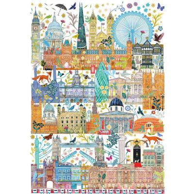 Billede af London Skyline, 1000 brikker