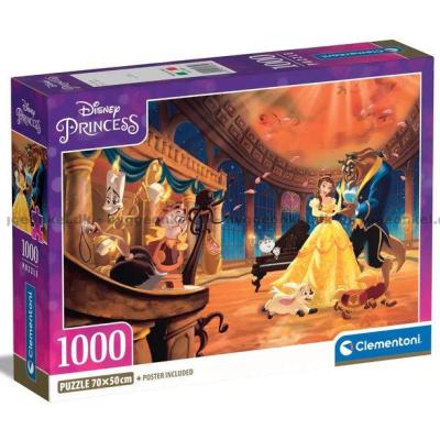 Disney prinsesser: Skønheden og udyret, 1000 brikker