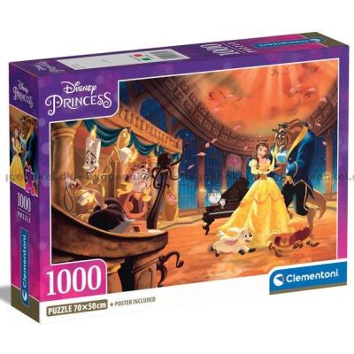 Disney prinsesser: Skønheden og udyret, 1000 brikker