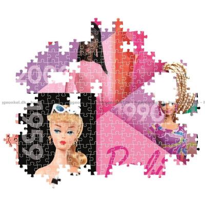 Billede af Barbie gennem tiderne, 1000 brikker