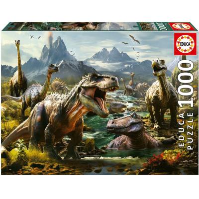 Skræmmende dinosaurer, 1000 brikker