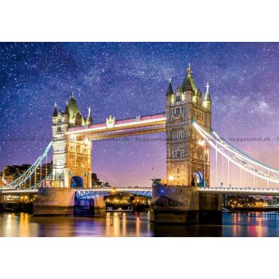 Billede af London: Tower Bridge - Lyser i mørke, 1000 brikker