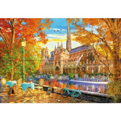 Billede af Davison: Paris - Notre Dame om efteråret, 1000 brikker