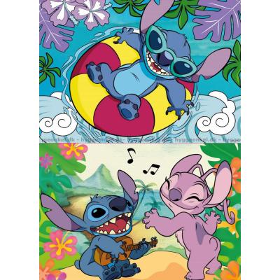 Billede af Disney: Stitch, 2x100 brikker