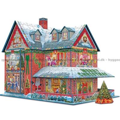 Billede af 3D: Julehuset, 1100 brikker