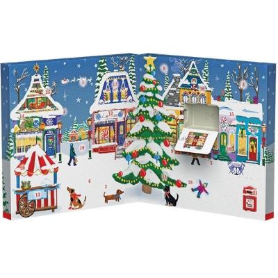 Billede af Julekalender: Byen ved juletide, 24x50 brikker