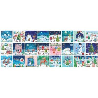 Billede af Julekalender: Landsbyen ved juletide, 24x50 brikker