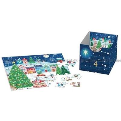Billede af Julekalender: Landsbyen ved juletide, 24x50 brikker