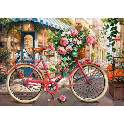 Billede af Cyklen med blomster, 500 brikker