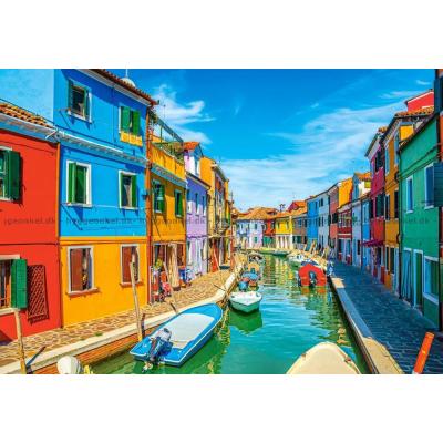 Billede af Italien: Burano - Venedig, 1000 brikker