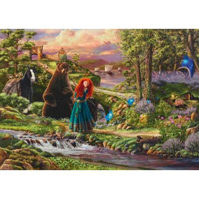 Billede af Disney: Kinkade - Modig, 1000 brikker