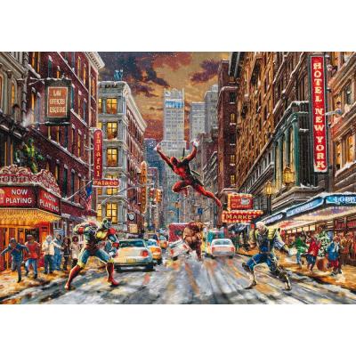 Billede af Marvel: Kinkade - Deadpool, 1000 brikker