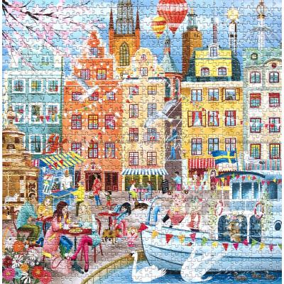 Billede af Krogmann: Stockholm, 1000 brikker