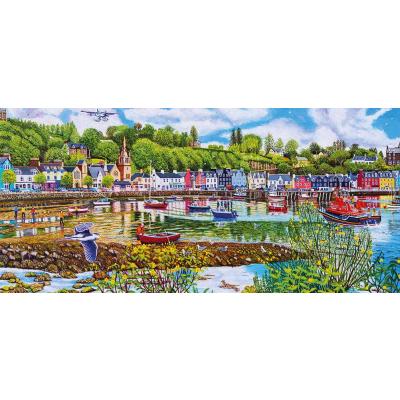Billede af Turner: Lavvande ved Tobermory - Panorama, 636 brikker