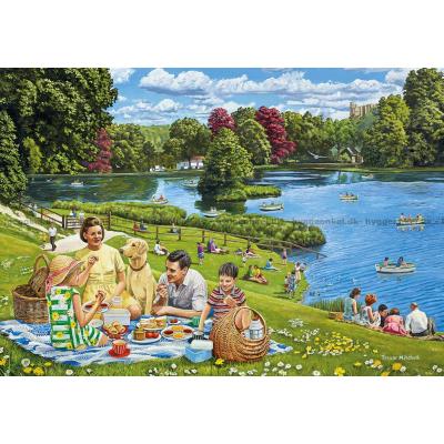 Billede af T. Mitchell: På tur en sommerdag, 4x500 brikker