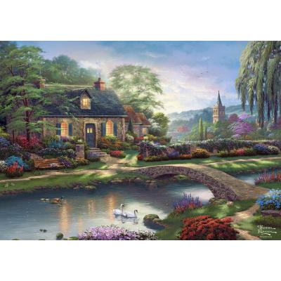 Billede af Kinkade: Stenhuset, 1000 brikker