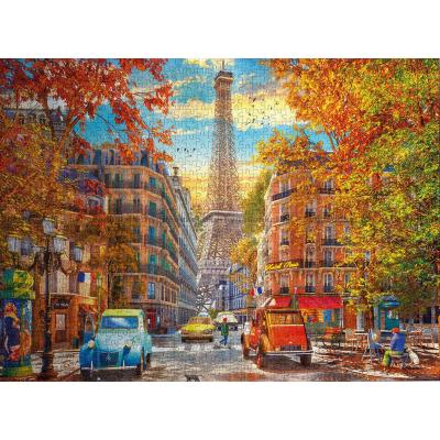 Billede af Davison: Efterår i Paris, 1000 brikker