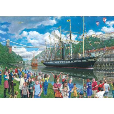 Billede af SS Great Britain, 1000 brikker