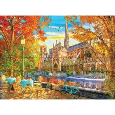 Billede af Davison: Notre Dame - Efterår, 1000 brikker