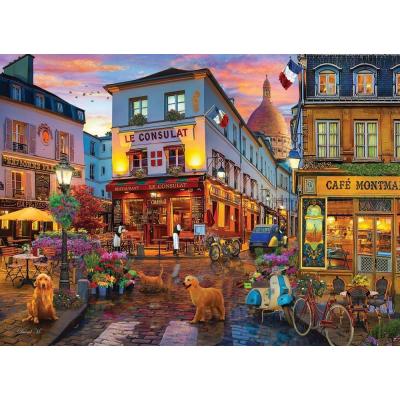 Billede af Maclean: Cafe Montmartre i Paris, 1000 brikker