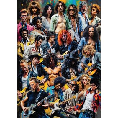 Billede af Rock stjerner, 1500 brikker
