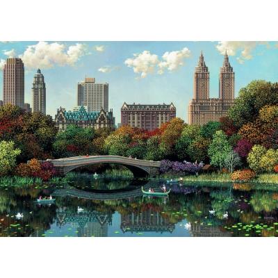 Billede af New York: Central Park - Bow Bridge, 1000 brikker