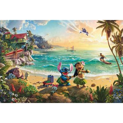 Billede af Disney: Kinkade - Lilo & Stitch, 200 brikker